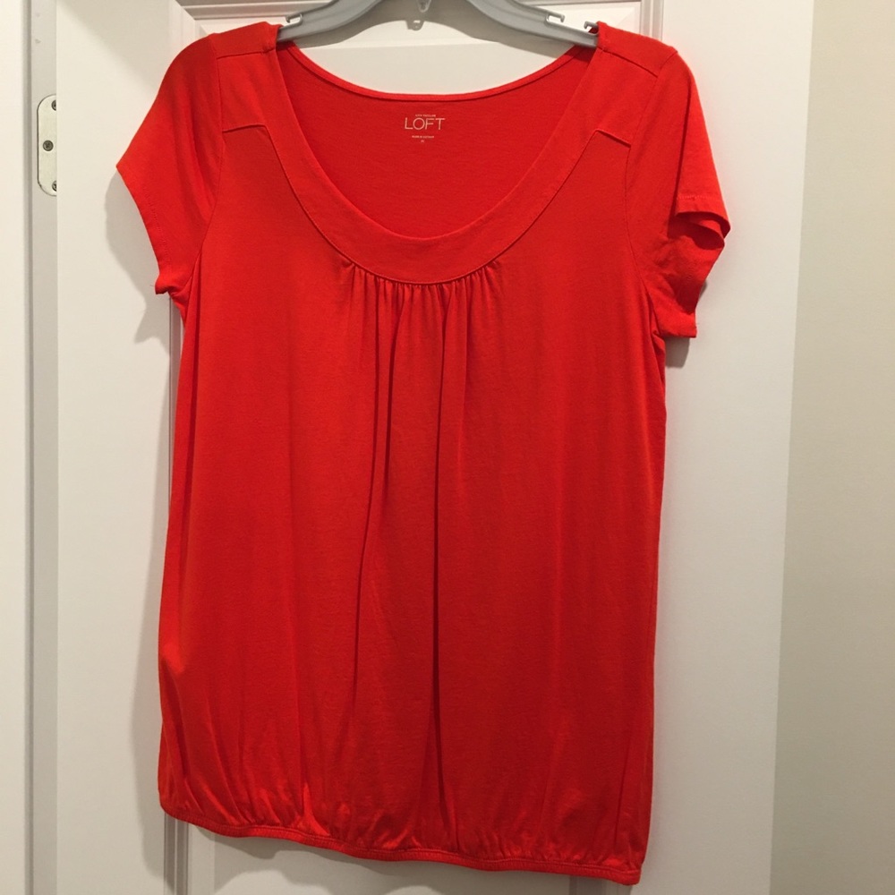 LOFT Orange Top size M